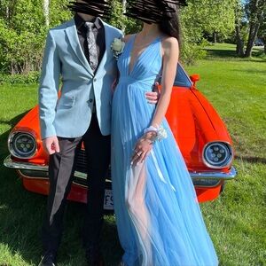blue wedding/prom dress
